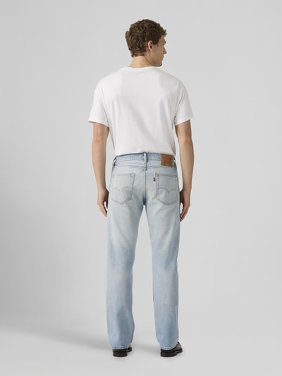 Levi's® Straight Fit Jeans aus reiner Baumwolle Hellblau 4