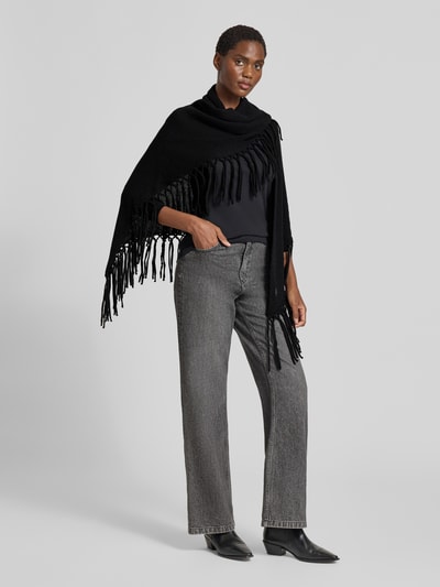 Weekend Max Mara Wollschal aus reiner Schurwolle Modell 'TORNADO' Black 1