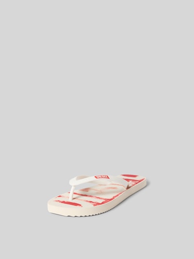 Diesel Zehentrenner mit Label-Detail Weiss 2