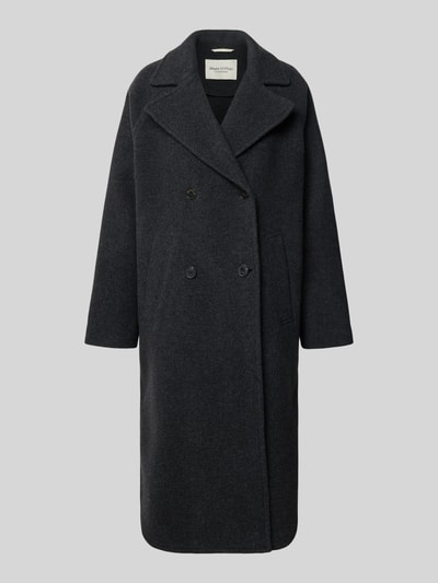 Marc O'Polo Oversized Wollmantel mit Reverskragen Anthrazit 2