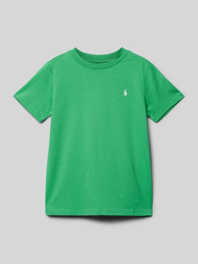 Polo Ralph Lauren Teens Regular fit T-shirt met labelprint aan de achterkant Groen - 1