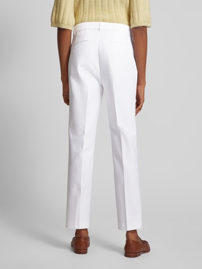 Lauren Ralph Lauren Slim fit broek met labeldetail, model 'LAKYTHIA' Wit - 5