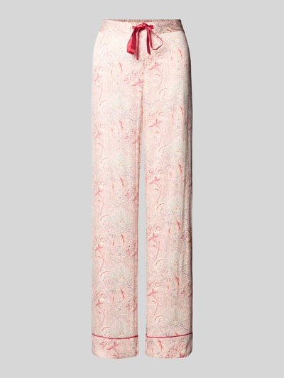 CCDK Copenhagen Spodnie od piżamy z elastycznym pasem model ‘Janet’ Różowy 1