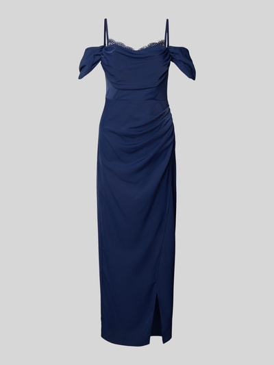 Lipsy Sukienka wieczorowa z koronkowym obszyciem Ciemnoniebieski 2