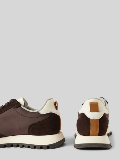 Gant Sneakers met labeldetails, model 'CAFFAY' Chocoladebruin - 2