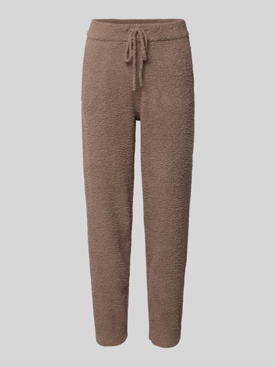 Jake*s Casual Stoffhose aus Teddyfell Taupe 2