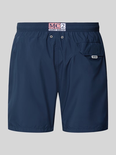 MC2 Saint Barth Badehose mit Logo-Print Modell 'Lighting Pantone' Marine 3