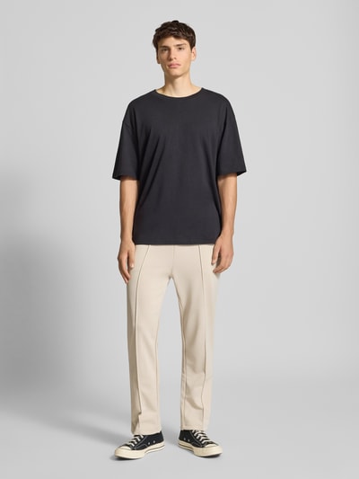 Pegador Sweatpants mit Label-Stitching Modell 'Motus Track Pants' Ecru 1