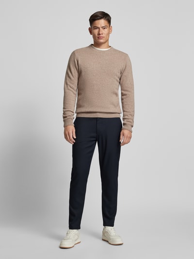 MCNEAL Tapered Fit Chino mit Tunnelzug Marine 1