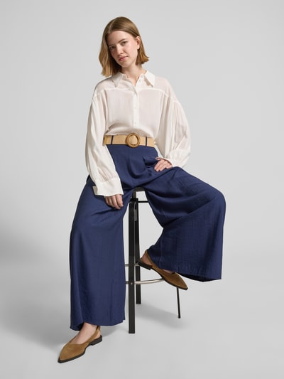 Apricot Wide Fit Jeans aus Viskose-Mix mit Bundfalten Marine 3