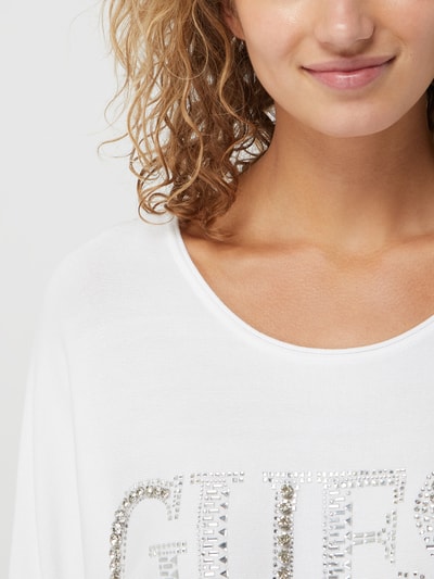 Guess Shirt met vleermuismouwen model 'Tabitha' Wit - 3