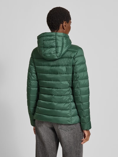 Jake*s Casual Gewatteerd jack met capuchon Donkergroen - 5