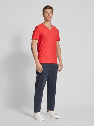 MCNEAL T-Shirt mit V-Ausschnitt Hellrot 1