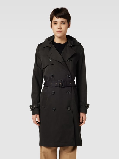 Ladies double clearance breasted trench coat