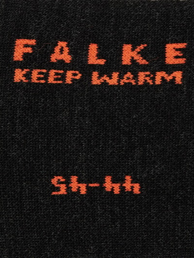 Falke Sneakersokken van merinowolmix, model 'Keep Warm' - vochtregulerend Antraciet - 2