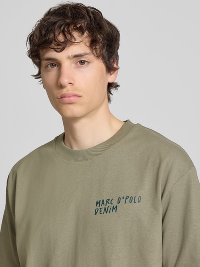 Marc O'Polo DENIM Relaxed Fit T-Shirt aus reiner Baumwolle Taupe 3