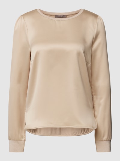 Christian Berg Woman Selection Blusenshirt aus Samt Sand 2