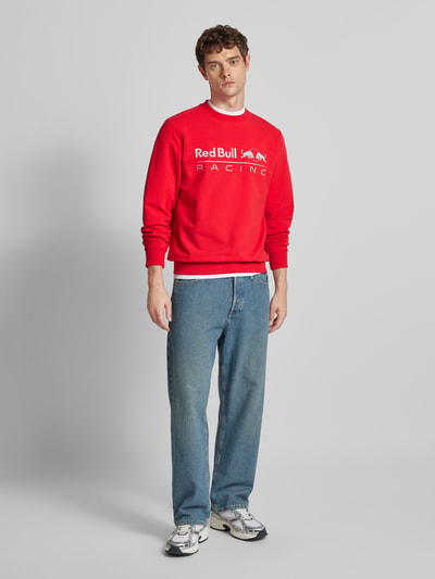 RED BULL RACING X PEPE JEANS RED BULL RACING x Pepe Jeans - sweatshirt met labelprint Rood - 1