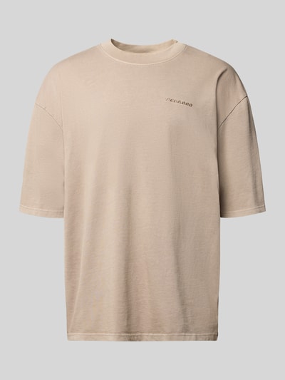 Pegador Oversized T-shirt met labelstitching Grafiet - 1