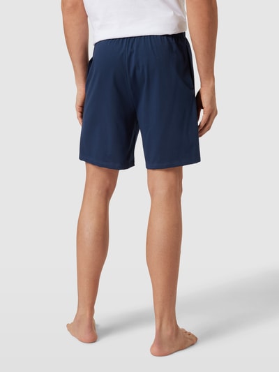 Huber Bodywear Korte pyjamabroek met elastische band Donkerblauw - 5