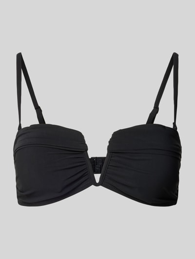 Barts Bikini-Oberteil mit V-Ausschnitt Modell 'Solid' Black 1