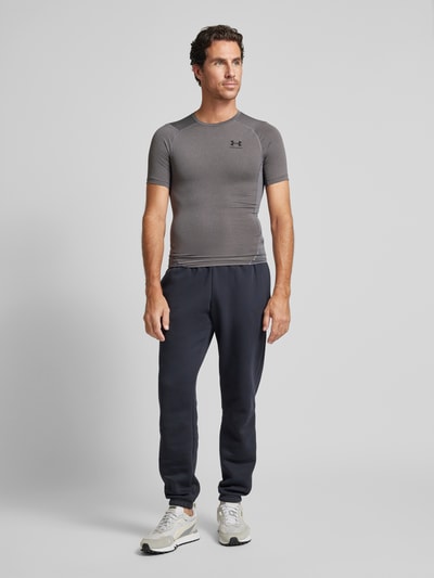 Under Armour T-Shirt mit Label-Print Anthrazit 1