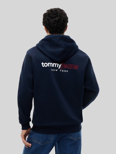 Tommy Jeans Bluza rozpinana o kroju relaxed fit z mieszanki bawełny Granatowy 5