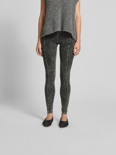 Diesel Leggings mit elastischem Bund Black 4