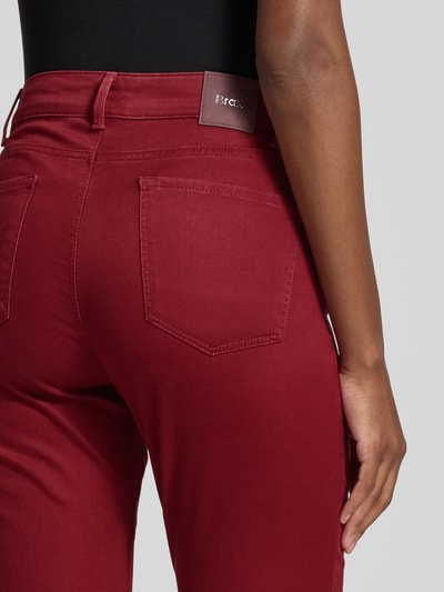 Brax Straight Fit Jeans im 5-Pocket-Design Modell 'STYLE.SHAKIRA' Bordeaux 3