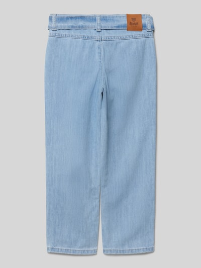 Steiff Baggy Fit Jeans mit Bindegürtel Blau 3