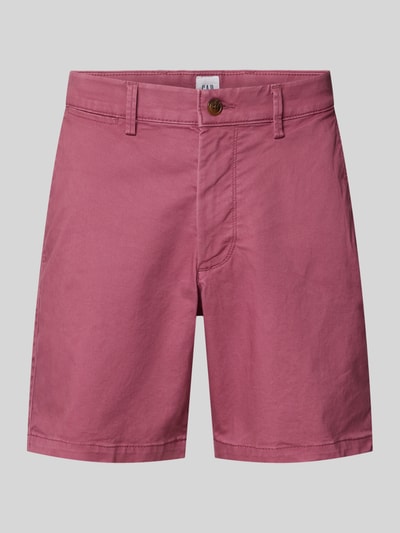 Produktfoto, Shorts mit französischen Eingrifftaschen von GAP, różowy bawełniany miks, krój straight fit, szerokość w rozmiarze 32: 43 cm, długość nogawki 18 cm