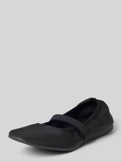 Produktfoto, Ballerina mit elastischem Riemen Modell 'HILLARY' von Vagabond, Optik: Unifarben, Schuhspitze: Quadratisch, Abgerundet, Absatzform: Flach, Applikation: elastischer Riemen, Anziehschlaufe, Verschluss: Schlupf/offen, Sohle: Profiliert