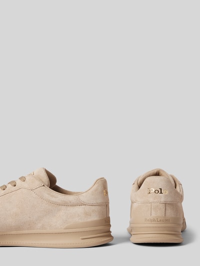 Polo Ralph Lauren Ledersneaker mit Logo-Prägung Beige 2