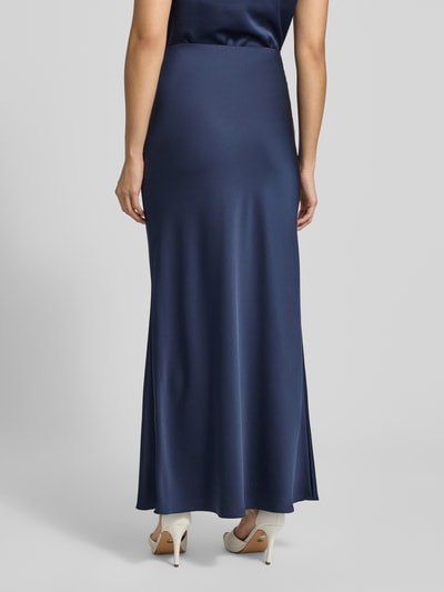 Christian Berg Cocktail Regular fit maxirok van satijn Marineblauw - 5