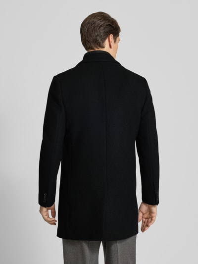 Matinique Lange jas in 2-in-1-look, model 'Matrace' Zwart - 5