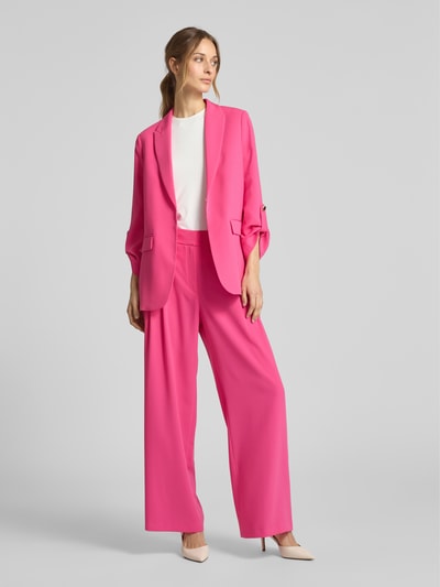 s.Oliver BLACK LABEL Regular Fit Longblazer mit 3/4-Ärmeln Pink 1
