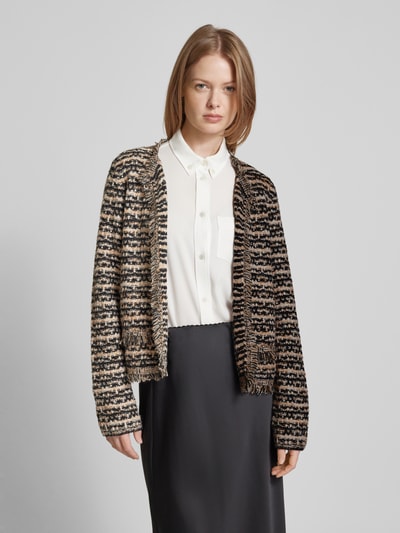 Betty Barclay Strickcardigan in Bouclé-Optik Beige 4