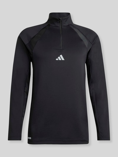adidas Training bluzka z długim rękawem Sport o kroju slim fit z nadruk z logo model 'TECH' Czarny 1