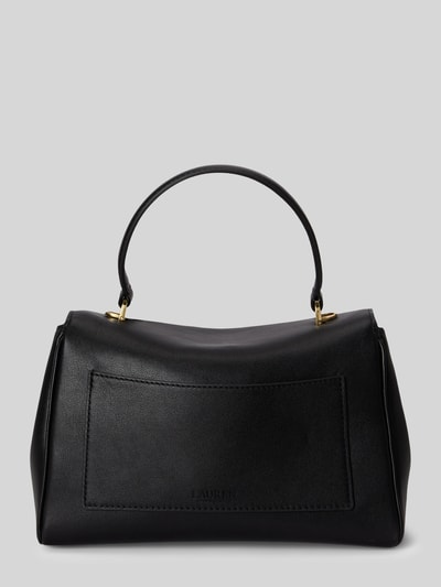 Lauren Ralph Lauren Handtas met echt leer met afneembare schouderband Zwart - 4