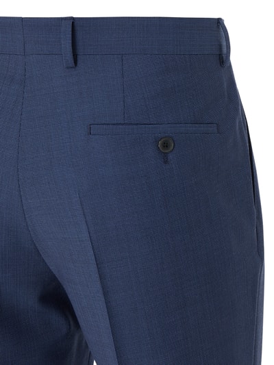 BOSS Regular Fit Anzughose aus Schurwollmischung Modell 'Leon' Blau 3