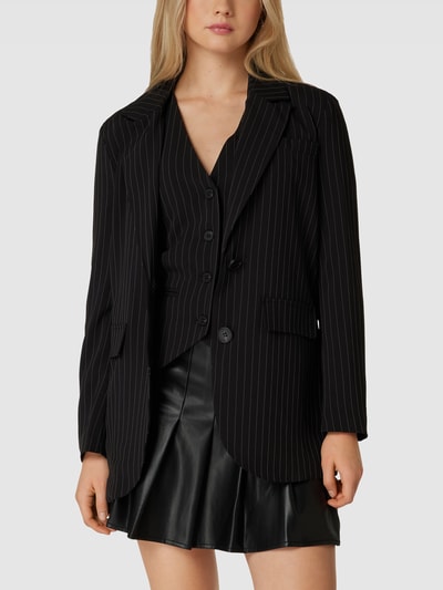 Only Blazer mit Streifenmuster Modell 'KIYA' Black 4