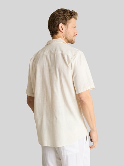 Tom Tailor Regular Fit Freizeithemd mit Stitching Offwhite Melange 5
