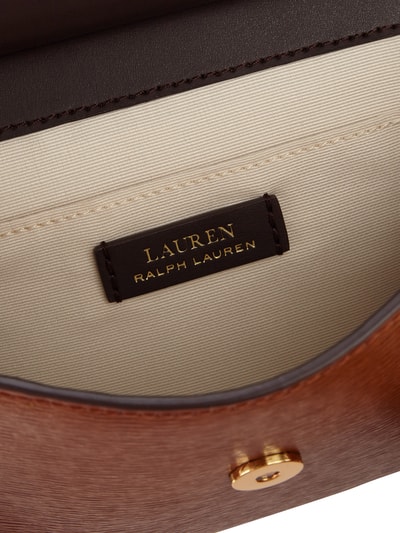 Lauren Ralph Lauren Crossbody Bag aus Leder  Cognac 4