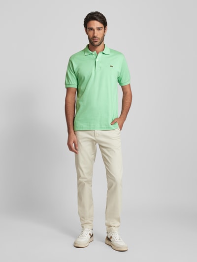 Lacoste Koszulka polo o kroju regular fit z naszywką z logo model ‘CORE PIQUE’ Jabłkowozielony 1