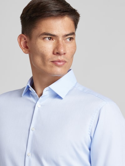 Jake*s Regular Fit Business-Hemd mit Kentkragen Bleu 3