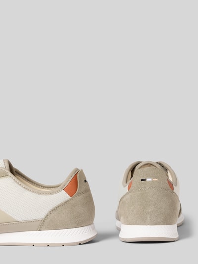 BOSS low top sneakers met leer model 'Nitan' Beige - 2