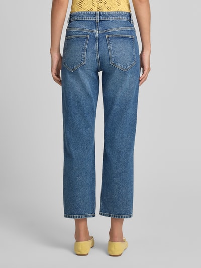 Jake*s Casual Jeans in verkorte pasvorm met knoopsluiting Jeansblauw - 5