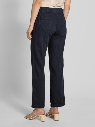 TONI Jeansy z szeroką nogawką i elastycznym pasem model ‘Pia’ Granatowy 5