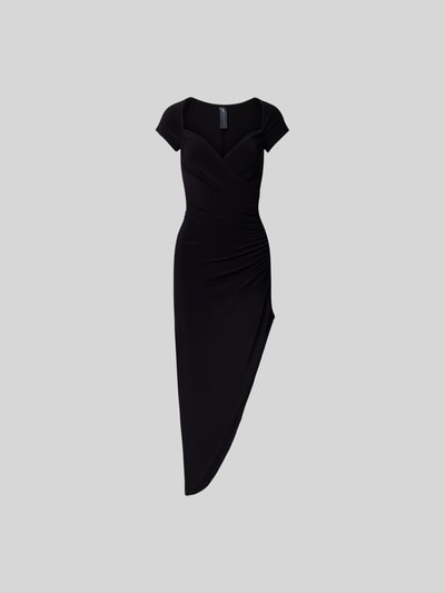 Norma Kamali Maxikleid mit Herz-Ausschnitt Black 1