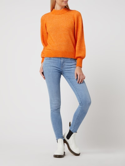 Levi's® Super skinny fit jeans met steekzakken, model '710' Jeansblauw - 1